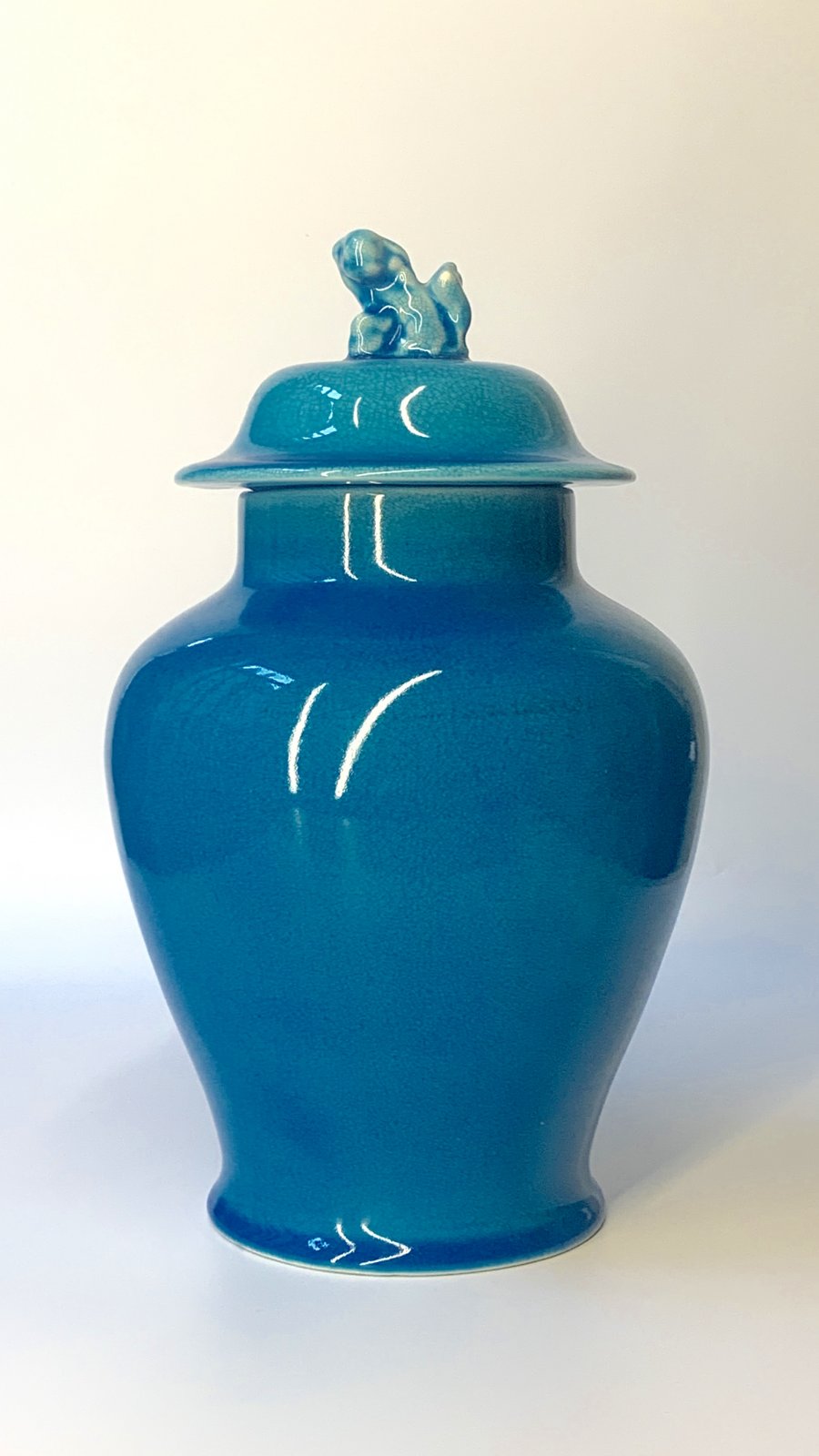Japanese Awaji pottery vase and cover, Meiji period